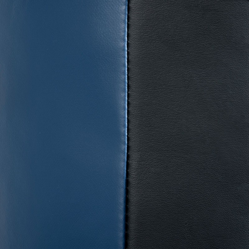 Vapaasti seisova nyrkkeilyn harjoitusnukke, säädettävä korkeus 178–207 cm, keinonahka, musta/harmaa/sininen