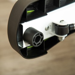 Stepper-kuntoilulaite LCD-näytöllä, teräs ja ABS, 55 x 44 x 108 cm, vihreä/musta