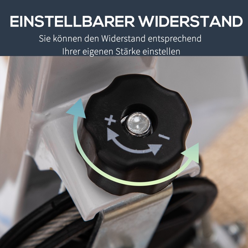 Stepper-kuntolaite kotiin, teräs ja ABS, LCD-näyttö, mitat 55 x 44 x 108 cm, max 100 kg, sininen/musta