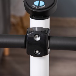 Stepper-kuntolaite kotiin, teräs ja ABS, LCD-näyttö, mitat 55 x 44 x 108 cm, max 100 kg, sininen/musta