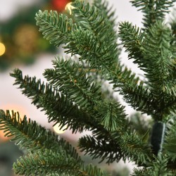 Tekokuusi 150 cm, 444 oksankärkeä, flammasuojattu, metallijalka, vihreä, sisäkäyttöön