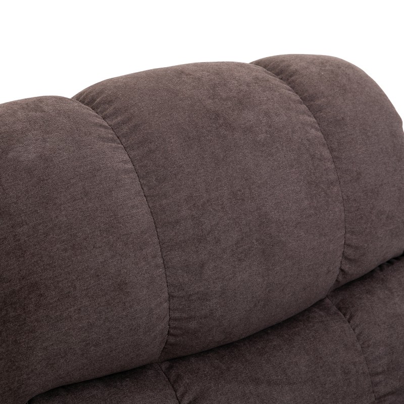 Sähköinen lepotuoli ylösnousuavulla, hieronta- ja lämpötoiminto, 160° säädettävä selkänoja, 83x95x105 cm, ruskea