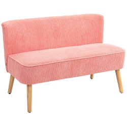 2 hengen sohva skandinaavinen tyyli puurunko 117 x 56 5 x 77 cm rosa