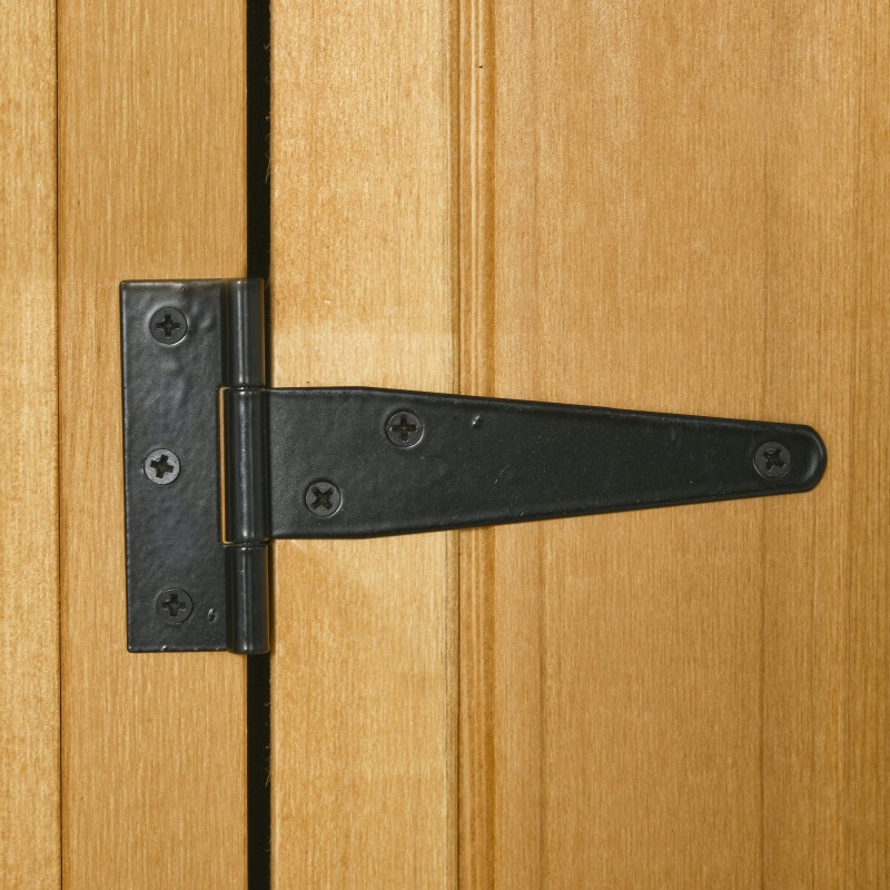 Puinen pihakaappi puutarhatyökaluille, asfalttikatto, 77 x 54,2 x 179 cm, keltavihreä