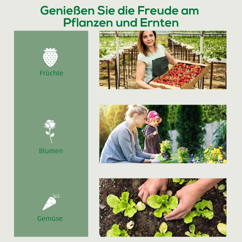 Muovikasvihuone hyllyillä 4 tasoa 69 x 50 x 165 cm läpinäkyvä