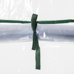 Muovikasvihuone hyllyillä 4 tasoa 69 x 50 x 165 cm läpinäkyvä