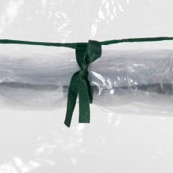 Kasviteltta parvekkeelle teräsrunko ja läpinäkyvä muovipeite 100 x 50 x 150 cm