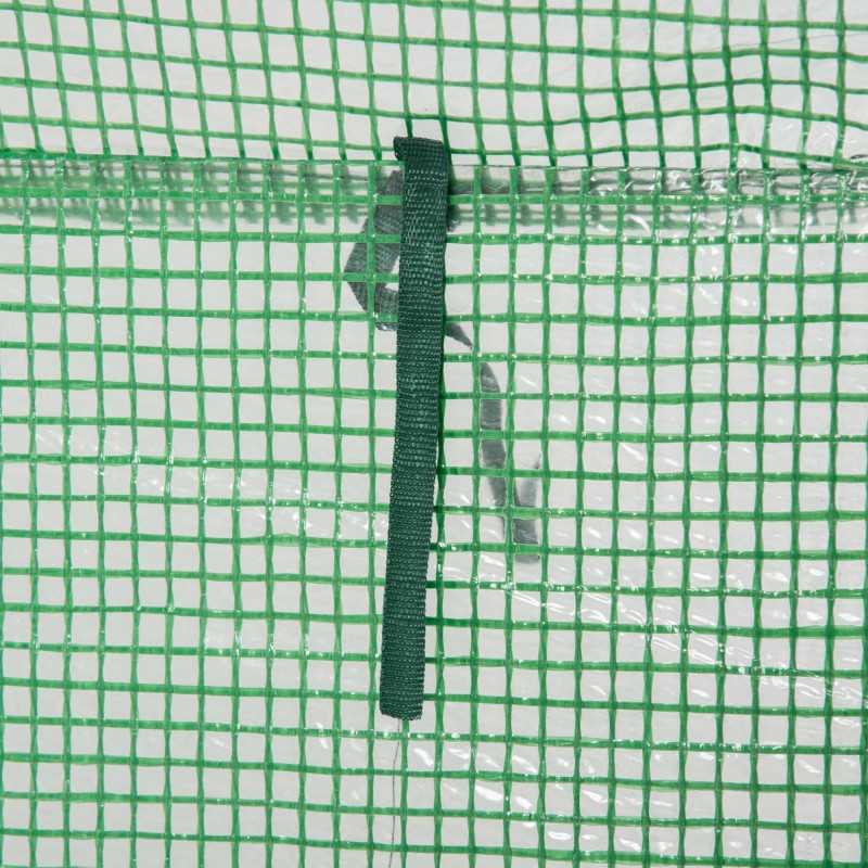 Kasvihuone tomaatille ja vihanneksille teräsrunko 100x50x150 cm vihreä