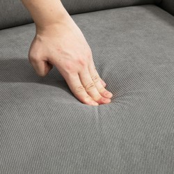 Sähkökäyttöinen lepotuoli nostomekanismilla, hieronta- ja lämpötoiminto, polyesteri, tummanharmaa