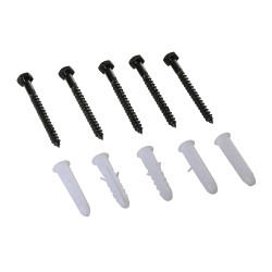 Liukuovikiskosarja kaksiosaiselle puuovelle, hiiliteräs, 200 cm, musta, täydellinen asennuspaketti