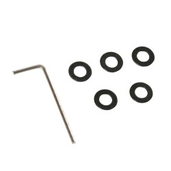 Liukuovikiskosarja puuovelle 183 cm, hiiliterästä, max 100 cm ovi, musta