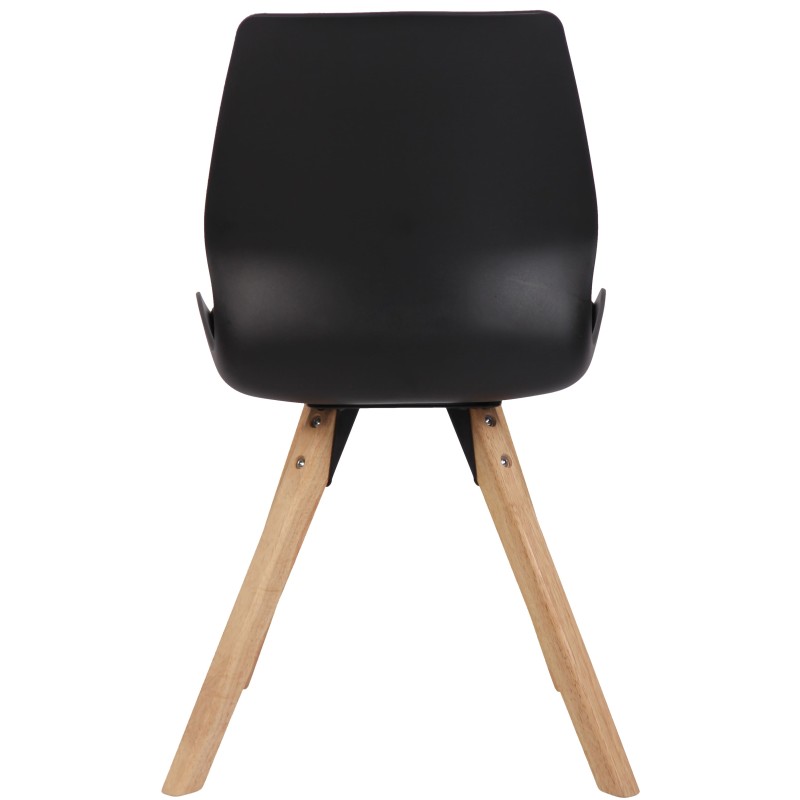 Mukava ja kestävä Luna-vierailutuoli puurunkoisena