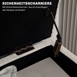 Säilytyspenkki eteiseen, puujalat, kantavuus 220 kg, 110x39x45 cm, beige