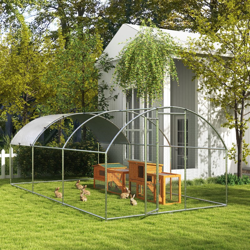 Kanin ulkohäkki kuusipuuta 156x58x68 cm 1–2 kanille asfalttikatolla oranssi