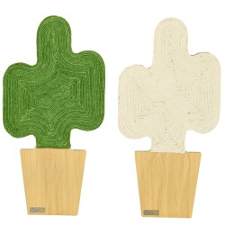 Kissan raapimalevy seinään kaktusdesign juuttipinta 30 x 60 cm 2 kpl Eiche Wei Gr n
