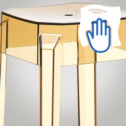 Moderni Fox-baarijakkara pinottava säänkestävä polykarbonaatti 75 cm