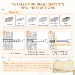 Kissan seinään kiinnitettävä kiipeilysetti ja raapimispuu, 4-osainen, lastulevy/plyysi/sisal, beige/kermanvalkoinen