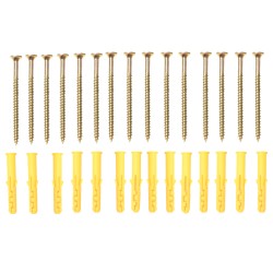 Kissan seinään kiinnitettävä kiipeilysetti ja raapimispuu, 4-osainen, lastulevy/plyysi/sisal, beige/kermanvalkoinen