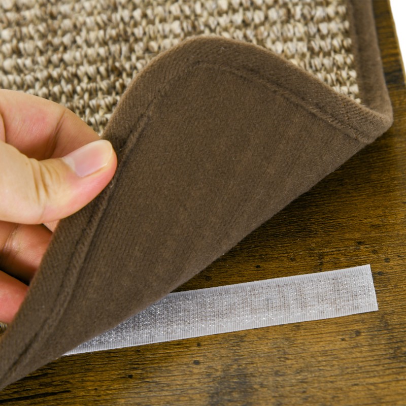 Kissan seinäkiipeilysetti, 8-osainen, lastulevy ja sisal, max 8 kg, ruskea/kermanvalkoinen