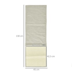 Kissan raapimissuoja sohvalle sisalista, 130 x 45 cm, 2 kpl, beige + harmaa