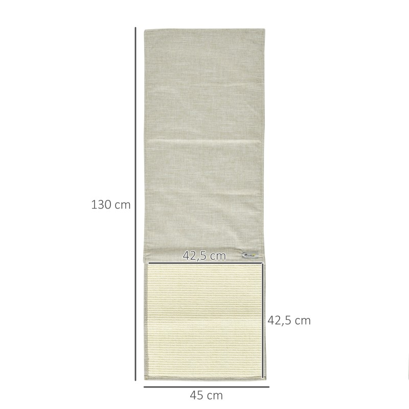 Kissan raapimissuoja sohvalle sisalista, 130 x 45 cm, 2 kpl, beige + harmaa