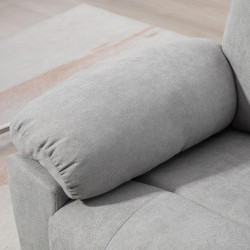 Sähköinen lepotuoli hieronta- ja nousuavustimella, 8 hierontapistettä, 89x99x103 cm, harmaa