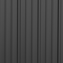 Pihavarasto puutarhatyökaluille galvanoitu teräs 161,5 x 94,5 x 196 cm musta