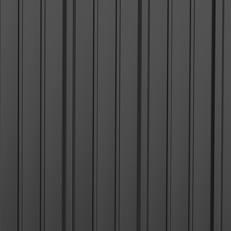 Pihavarasto puutarhatyökaluille galvanoitu teräs 161,5 x 94,5 x 196 cm musta