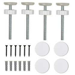 Lemmikin turvaportti koiralle, teräs/ABS, säädettävä leveys 75–115 cm, korkeus 76 cm, valkoinen