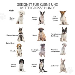 Koiraportti sisäkäyttöön, taittuva puinen koira-aitaus, 6 paneelia, 432 x 36 x 70 cm, kahvi