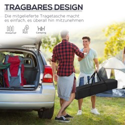 Taitettava puutarhapaviljonki teräsrunko 3 x 3 m UV-suoja Oxford-kangas sininen