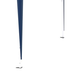 Taitettava puutarhapaviljonki teräsrunko 3 x 3 m UV-suoja Oxford-kangas sininen