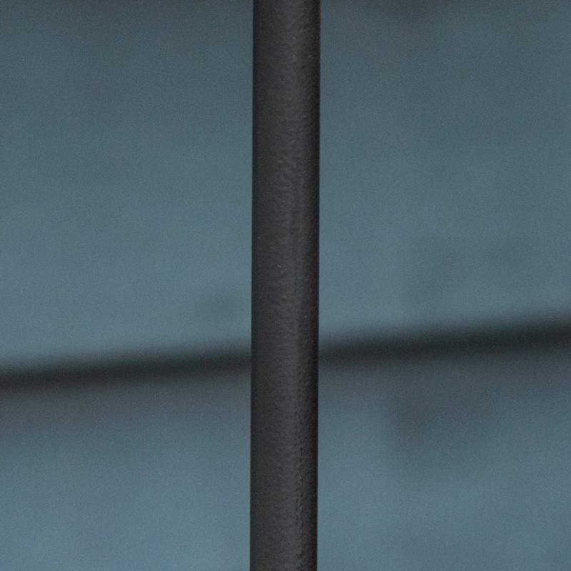 Metallinen kasviteline 3 kpl setti, marmorikuvioitu taso, pinottava, musta–harmaa