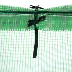 Kasviteltta / kasvihuone tomaateille, metallirunko ja PE-muovi, 180 x 90 x 70 cm, vihreä