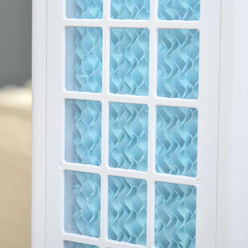 Pylväsviilennin 3-in-1 ilmaviilennin ja ilmankostutin, 3 nopeutta, ajastin, kääntyvä, musta-valkoinen