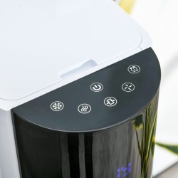 Pylväsviilennin 3-in-1 ilmaviilennin ja ilmankostutin, 3 nopeutta, ajastin, kääntyvä, musta-valkoinen