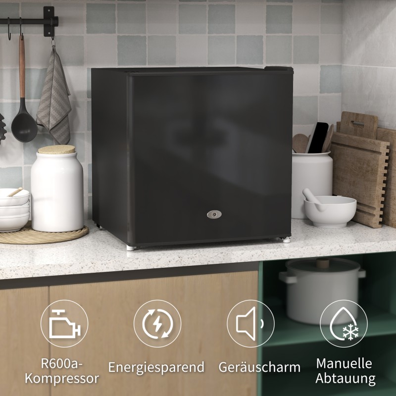 Minipakastin 35 l, vapaa sijoitus, 45 W, säädettävä termostaatti, 47 x 44,2 x 48,8 cm, musta