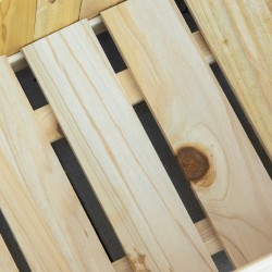 Taitettava viljelylaatikko ulkokäyttöön, täyspuinen kuusi, 70 x 30 x 25 cm, luonnonpuu