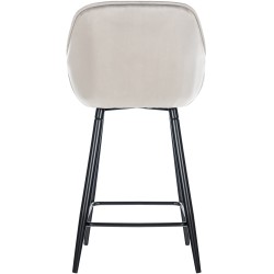 Gibson moderni baarijakkara pehmustetulla istuimella ja selkänojalla