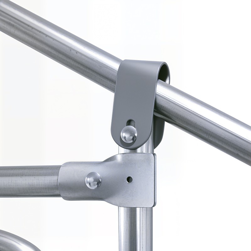 Kanojen ulkotarha metallista verkosta 3 x 4 x 2 m, katos, hopea-harmaa