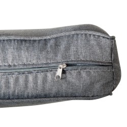 Keinutuoli sisä- ja ulkokäyttöön teräs ja PE-rottinki 75x98x91 cm ruskea/harmaa