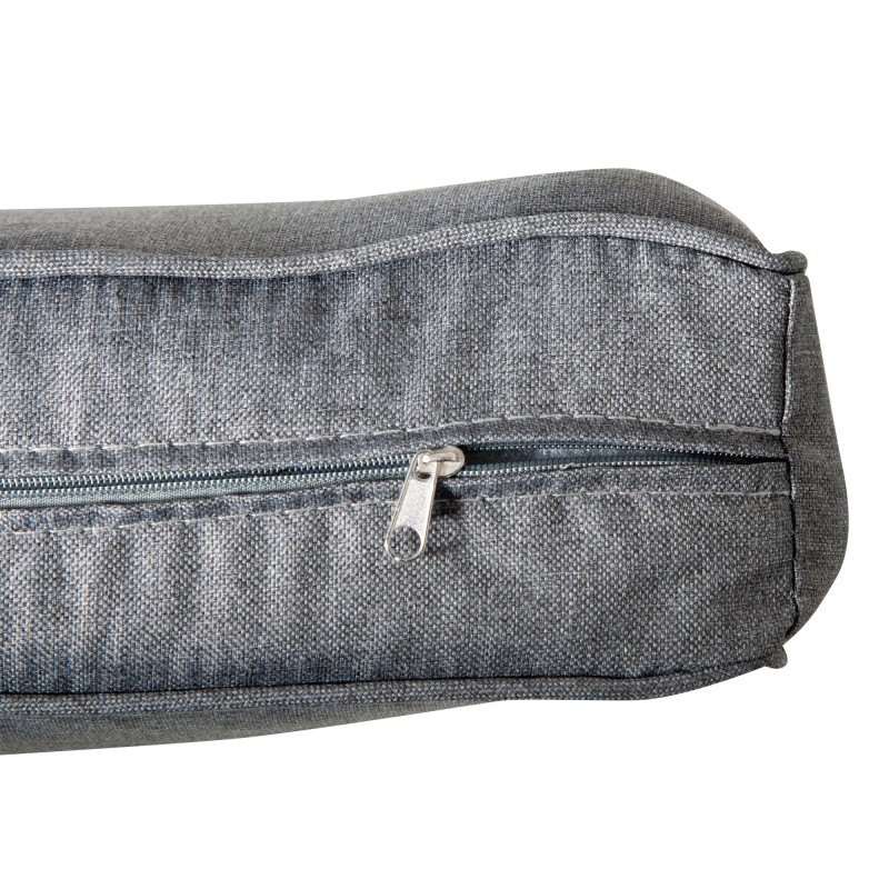 Keinutuoli sisä- ja ulkokäyttöön teräs ja PE-rottinki 75x98x91 cm ruskea/harmaa