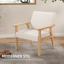 Nojatuoli käsinojilla ruokailutilaan, massiivipuurunko, leinenkankaan näköinen, 64 x 70 x 72 cm, creme