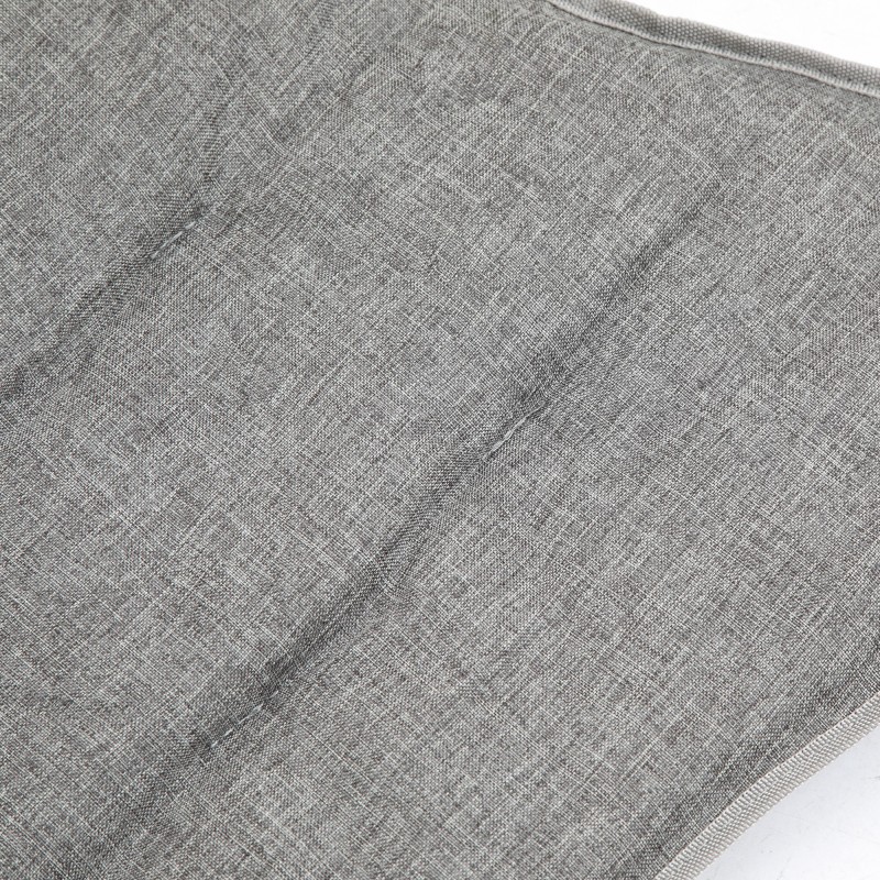 Taitettava pehmustettu retkituoli ulkokäyttöön, teräsrunko, enintään 120 kg, vaaleanharmaa