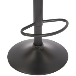 Jamie-baarituoli samettipäällysteellä ja korkeussäädöllä