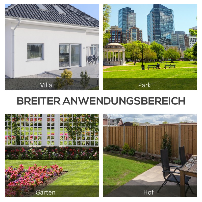 Kahden hengen puinen puutarhapenkki selkänojalla 116 x 56 x 80 cm harmaa