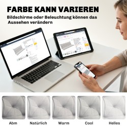 Puutarhapenkkiin istuinpehmuste 3:lle, polyesteri vaahtomuovilla 150x98x8 cm, vaaleanharmaa