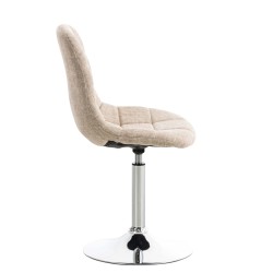 Emil pyörivät kangastuolit, 2 kpl setti, pehmustetut istuimet