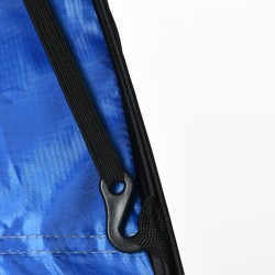 Pop up -suihku- ja pukeutumisteltta ulkokäyttöön, polyesteri, 120 x 120 x 190 cm, tummansininen