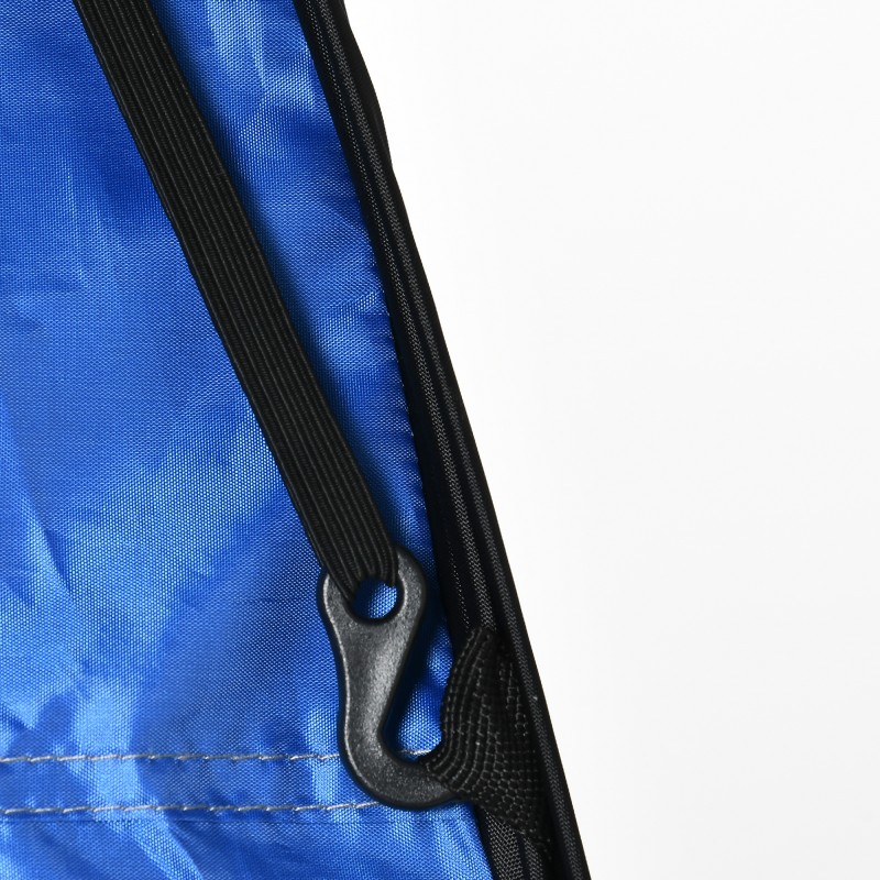 Pop up -suihku- ja pukeutumisteltta ulkokäyttöön, polyesteri, 120 x 120 x 190 cm, tummansininen